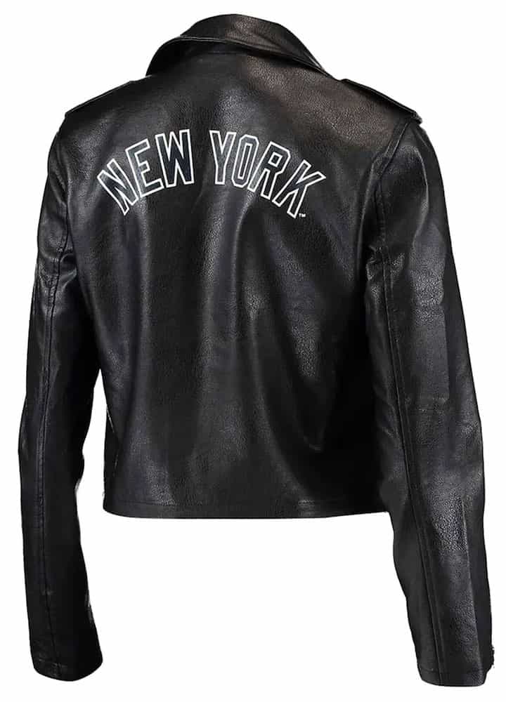 Newyork Yankees Biker Leather Jacket
